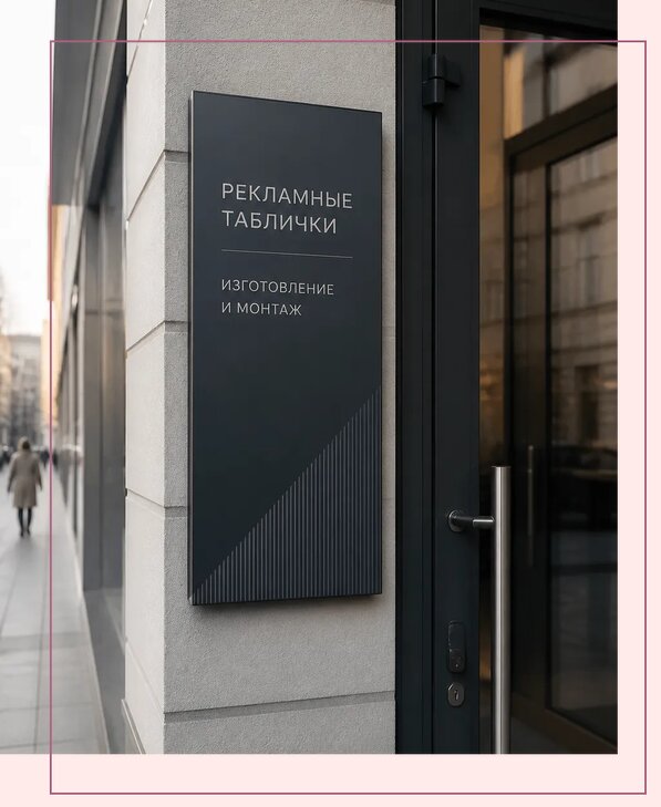 Рекламные таблички в Барабинске по цене от 4571 р. | Аванза-Ббн