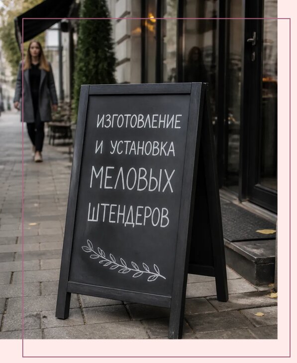 Меловые штендеры в Барабинске по цене от 6602 р. | Аванза-Ббн